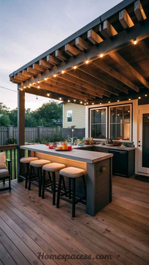 BBQ Patio Ideas That Transform Your Outdoor Space 5 Raised Deck BBQ Platform