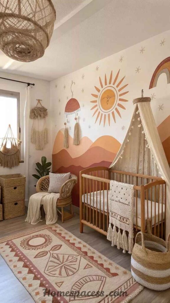 15 Baby Nursery Ideas That Are Beautiful, Safe & Built to Grow With Your Child 4 Gender-Neutral Nursery with Warm Earth Tones