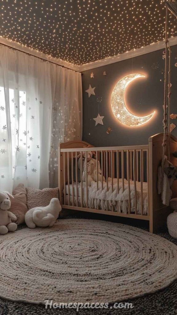 15 Baby Nursery Ideas That Are Beautiful, Safe & Built to Grow With Your Child 7 Celestial & Stargazing Nursery Theme