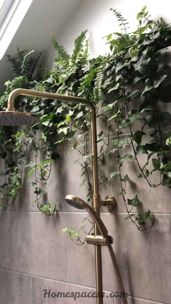 29 Bathroom Decor Ideas That Transform Any Space 21 Create a Small Indoor Garden Wall or Plant Ledge