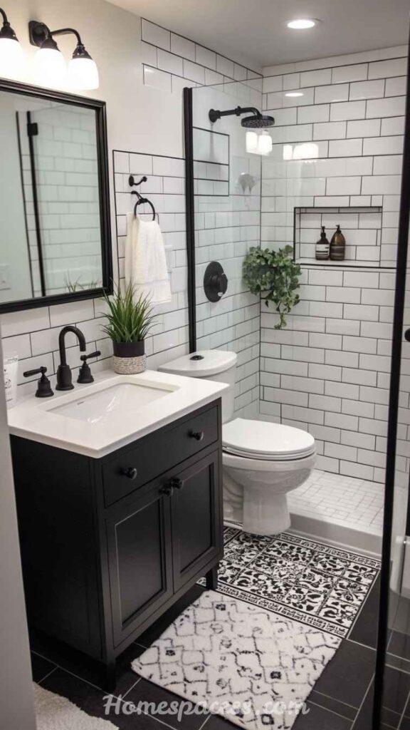 29 Bathroom Decor Ideas That Transform Any Space 22 Upgrade Every Hardware Piece to a Single Finish