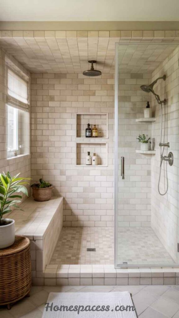 29 Bathroom Decor Ideas That Transform Any Space 27 Create a Walk-In Wet Room or Doorless Shower