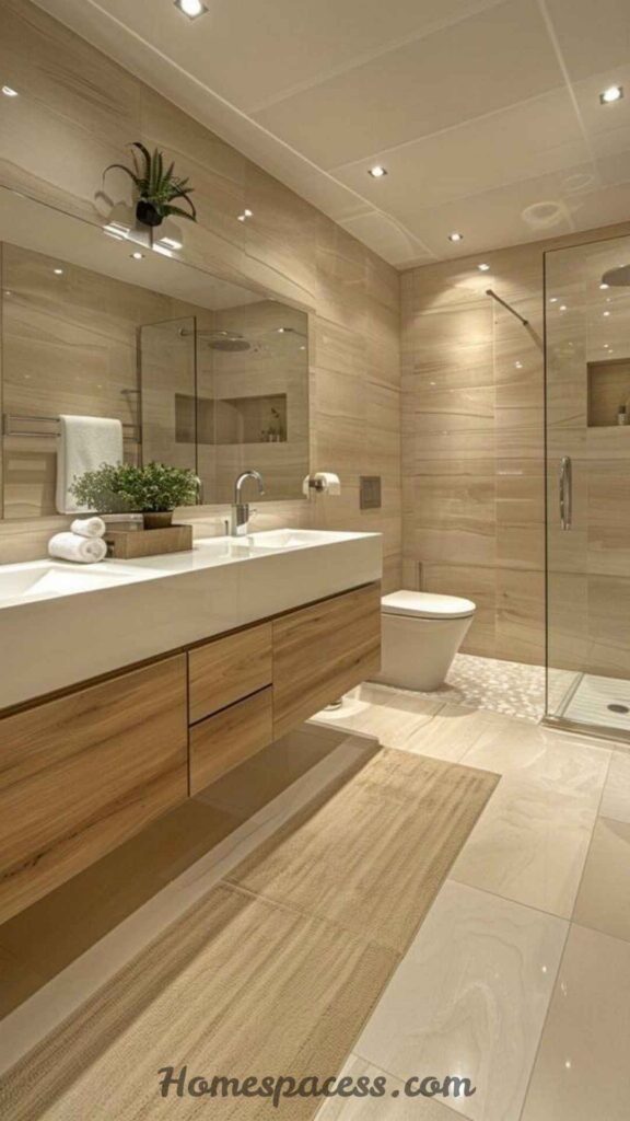 29 Bathroom Decor Ideas That Transform Any Space 3 Layer Your Lighting With Three Distinct Sources