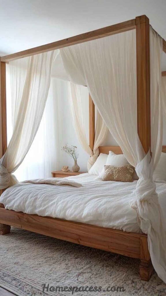 24 Bedroom Interior Ideas That Actually Work in Real Homes 9 Canopy & Four-Poster Beds