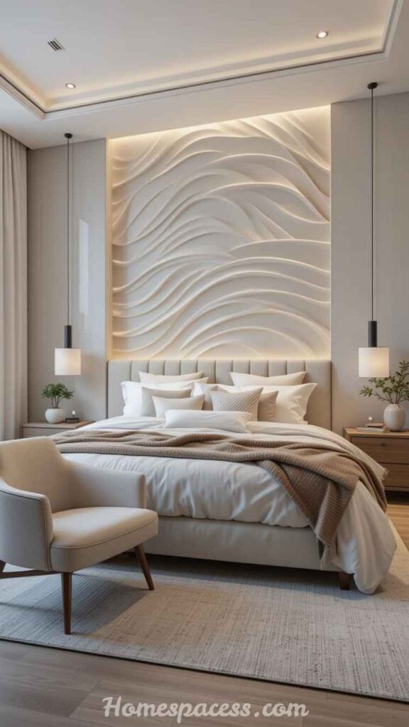 24 Bedroom Interior Ideas That Actually Work in Real Homes 14 Texture & Material Layering