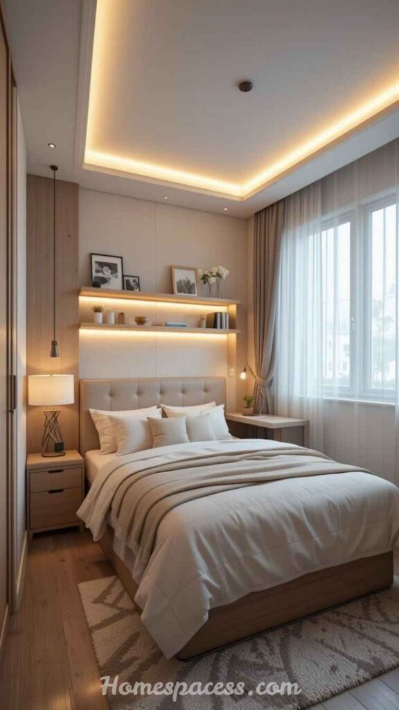 24 Bedroom Interior Ideas That Actually Work in Real Homes 22 Small Bedroom Maximization