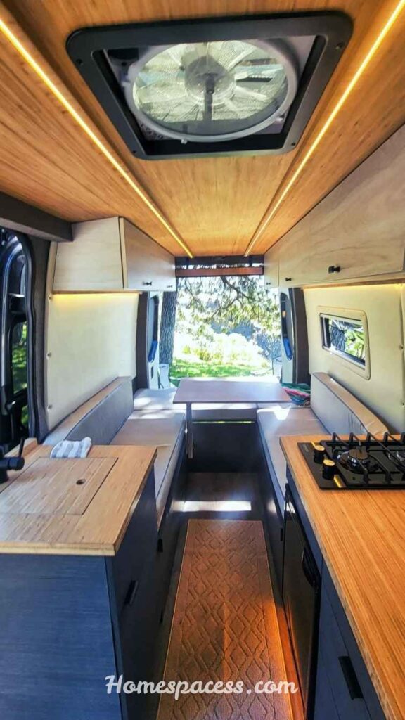 Creative Camper Interior Ideas to Make Your RV Feel Like a Dream Home 10 Install Recessed LED Strip Lighting for Ambiance and Function