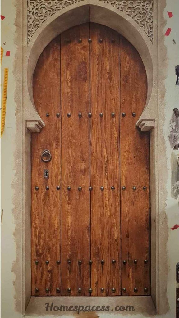 20 Stunning Door Painting Ideas That Actually Transform your Home 13 Trompe-l'œil Wood Effect on MDF Doors
