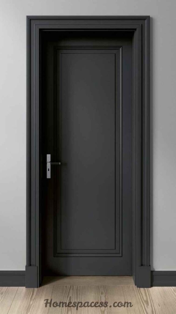 20 Stunning Door Painting Ideas That Actually Transform your Home 14 Warm Charcoal (Not Just Grey)