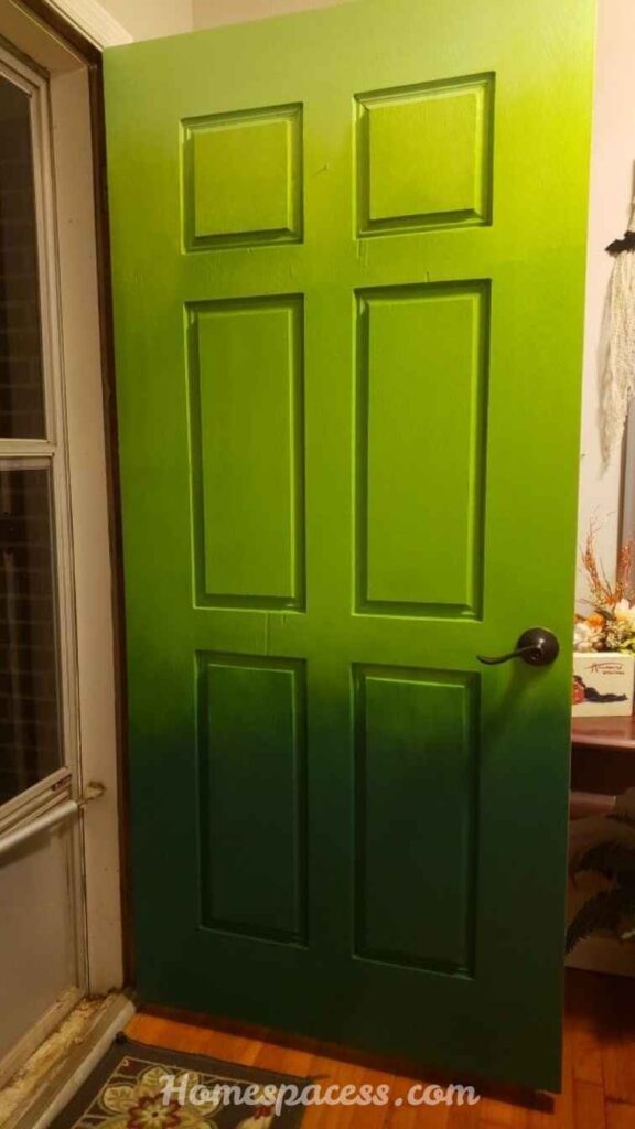 20 Stunning Door Painting Ideas That Actually Transform your Home 19 Ombre or Gradient Effect Door