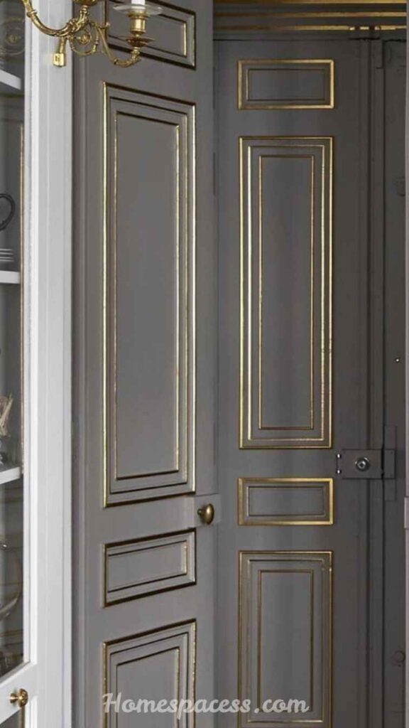 20 Stunning Door Painting Ideas That Actually Transform your Home 5 Two-Tone Door with Contrasting Frame