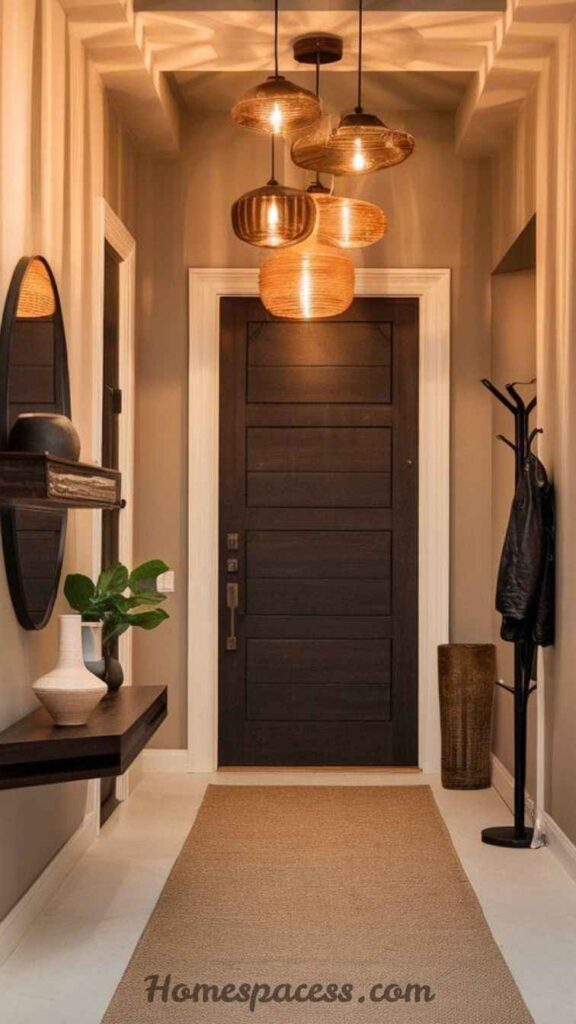 Entryway Decor Ideas: Transform Your First Impression Into a Lasting Statement 4 Layer Your Lighting for Depth and Warmth
