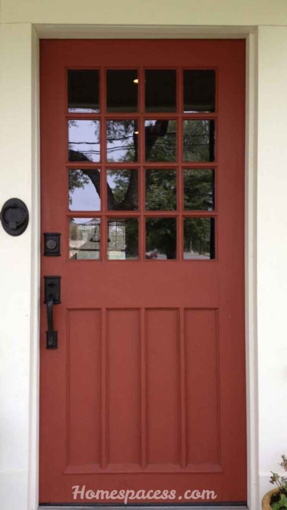 20 Stunning Door Painting Ideas That Actually Transform your Home 6 Terracotta & Warm Earth Tones