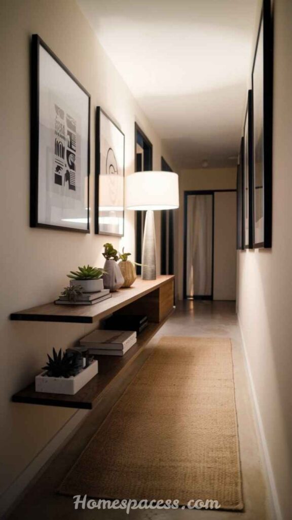 Entryway Decor Ideas: Transform Your First Impression Into a Lasting Statement 13 Install Floating Shelves for Vertical Storage