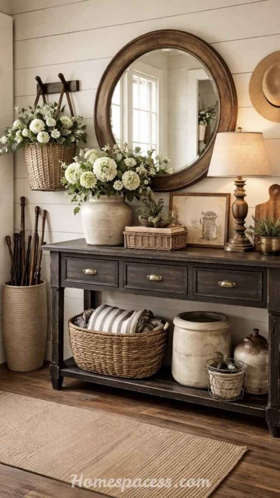 Entryway Decor Ideas: Transform Your First Impression Into a Lasting Statement 14 Design a Curated Entry Vignette