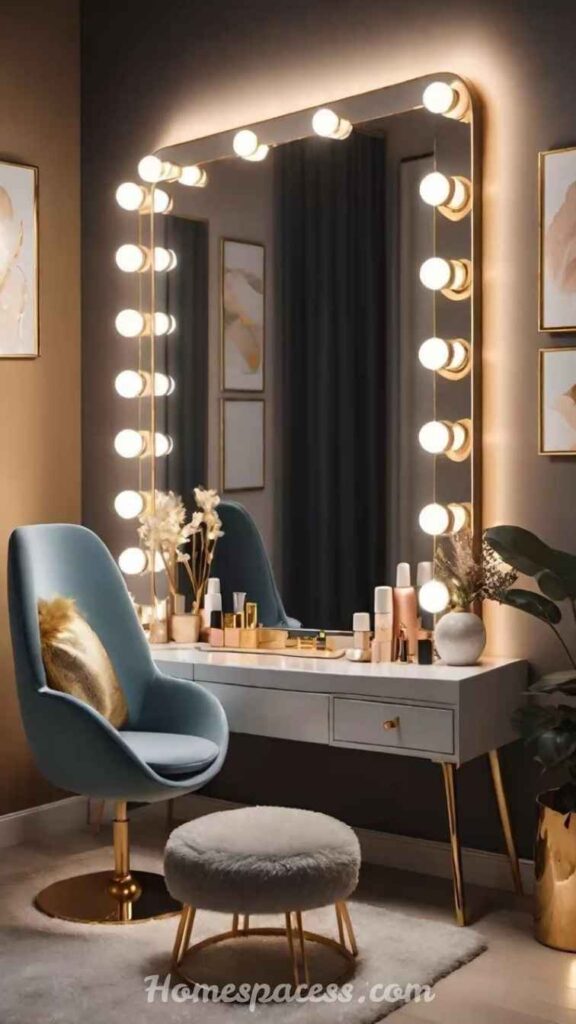25 Dressing Table Ideas That Transform Your Daily Ritual Into a Luxury Experience 21 Light Architecture