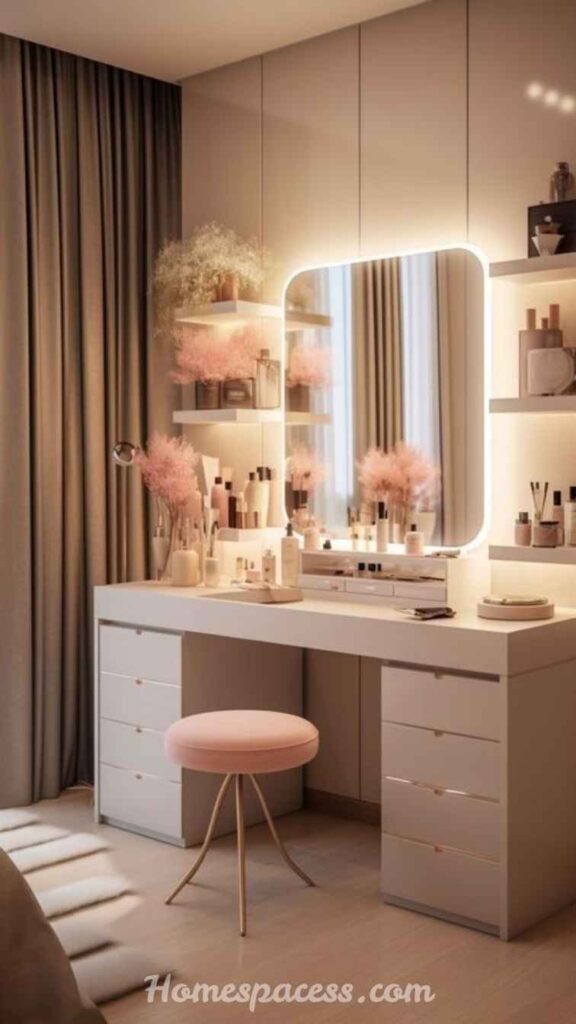 25 Dressing Table Ideas That Transform Your Daily Ritual Into a Luxury Experience 22 Micro-Living