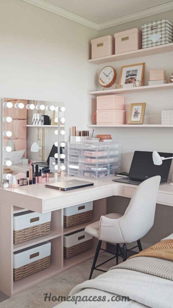 25 Dressing Table Ideas That Transform Your Daily Ritual Into a Luxury Experience 27 WFH Ready