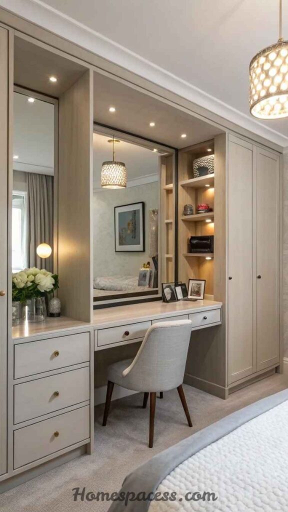 25 Dressing Table Ideas That Transform Your Daily Ritual Into a Luxury Experience 11 Walk-In Luxury