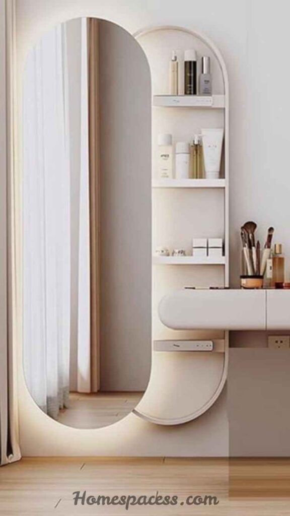 25 Dressing Table Ideas That Transform Your Daily Ritual Into a Luxury Experience 3 Space Saver