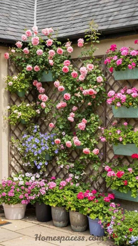 20 Stunning Flower Garden Ideas to Transform Your Outdoor Space 8 Vertical Flower Walls