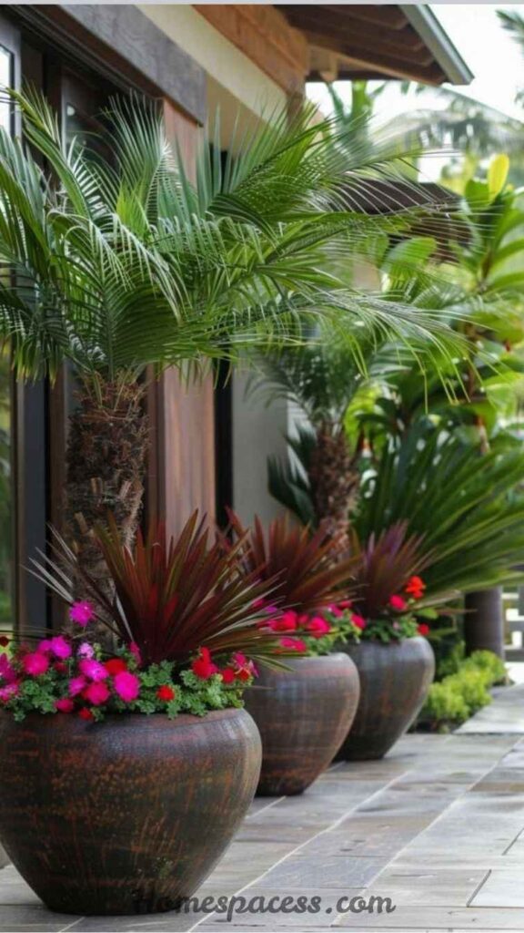 23 Front Porch Ideas That Will Transform Your Home's First Impression 5 Oversized Statement Planters Go Big or Go Boring