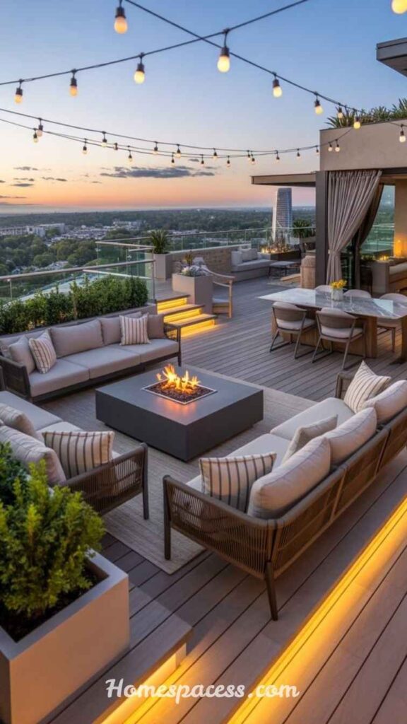 Terrace Design Ideas: 10 Expert Ways To Create Your Perfect Outdoor Space 3 Define Functional Zones for Living and Dining