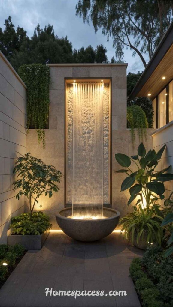 Terrace Design Ideas: 10 Expert Ways To Create Your Perfect Outdoor Space 11 Integrate a Water Feature for Calm and Character