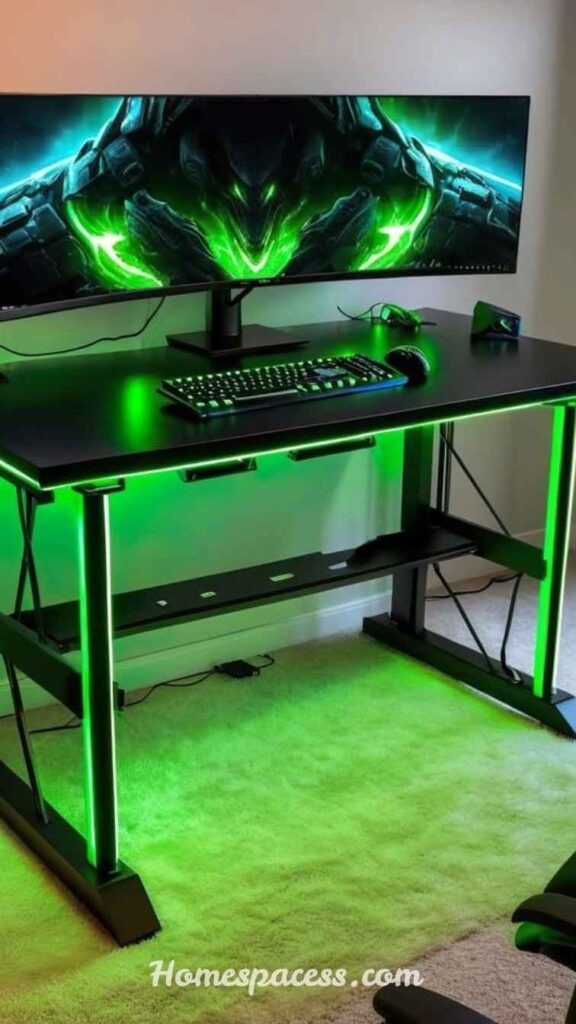 Gaming Desk Ideas: Stylish and Functional Setups for Every Budget 6 RGB-Lit Battlestation Desk That Actually Looks Good