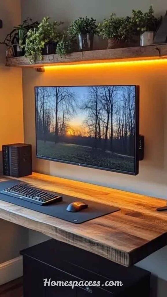 Gaming Desk Ideas: Stylish and Functional Setups for Every Budget 7 Wall-Mounted Floating Gaming Desk for Small Rooms