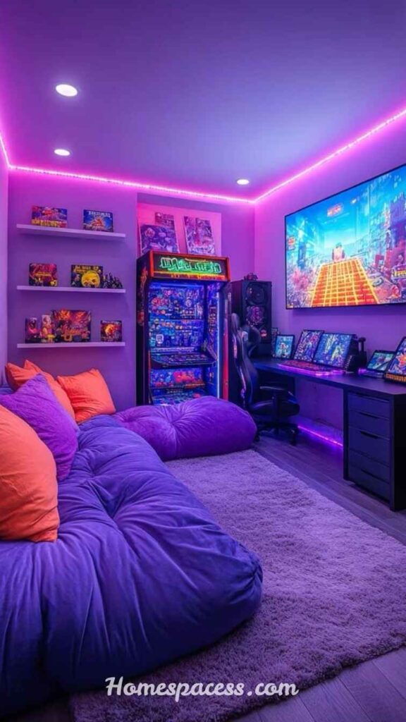 Gaming Room Ideas That Transform Any Space Into a Setup Worth Streaming 11 Retro Gaming Lounge