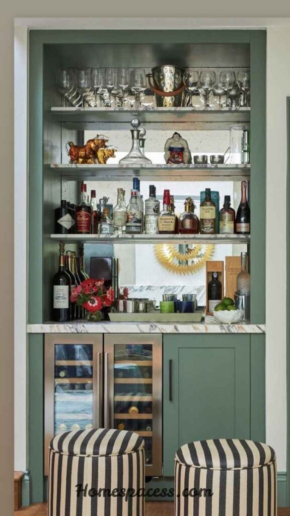 Home Bar Ideas That Make Entertaining at Home More Fun 8 Closet Conversion Bar: