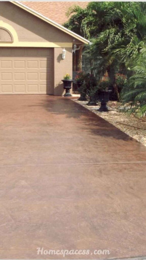 25 Stunning Home Exterior Ideas That Actually Boost Curb Appeal 21 Resurfaced or Stained Concrete Driveway