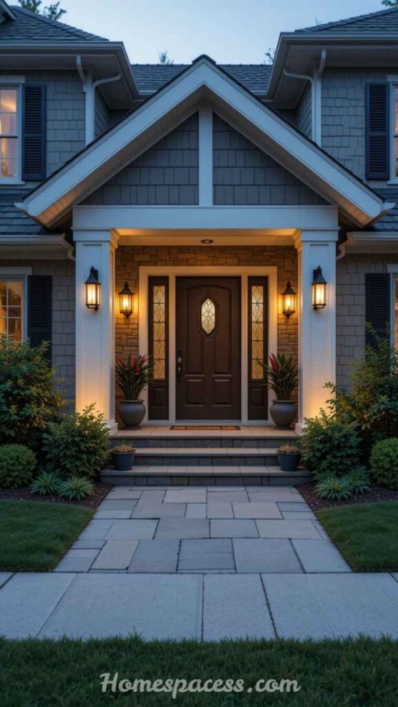 25 Stunning Home Exterior Ideas That Actually Boost Curb Appeal 6 Statement Exterior Lighting
