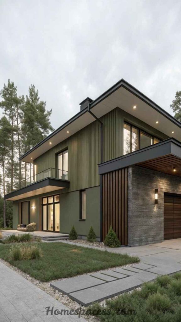 25 Stunning Home Exterior Ideas That Actually Boost Curb Appeal 11 Two-Tone Exterior Color Palette