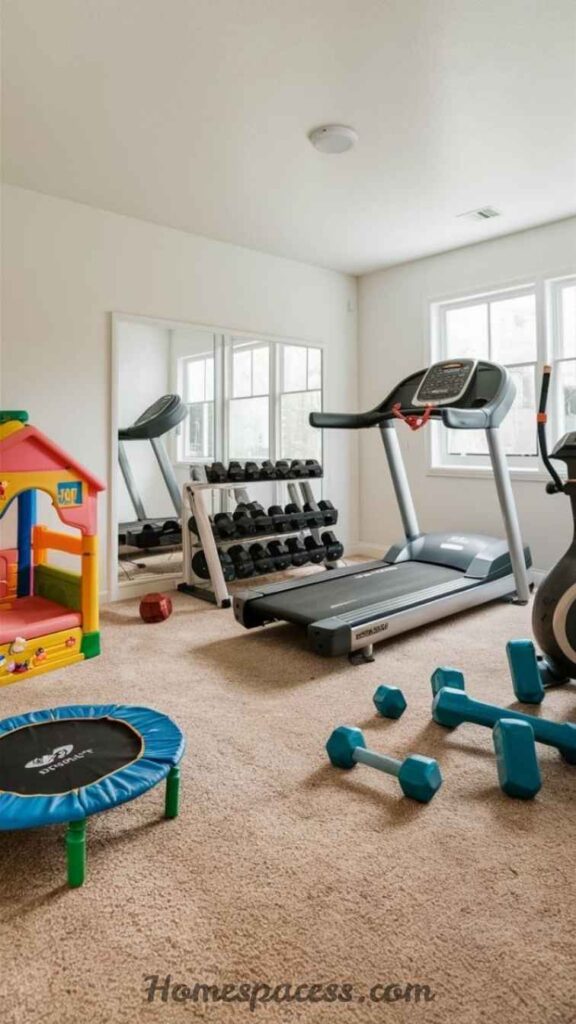 22 Home Gym Ideas That Actually Work For Every Space & Budget 21 Kids & Family Home Gym Space