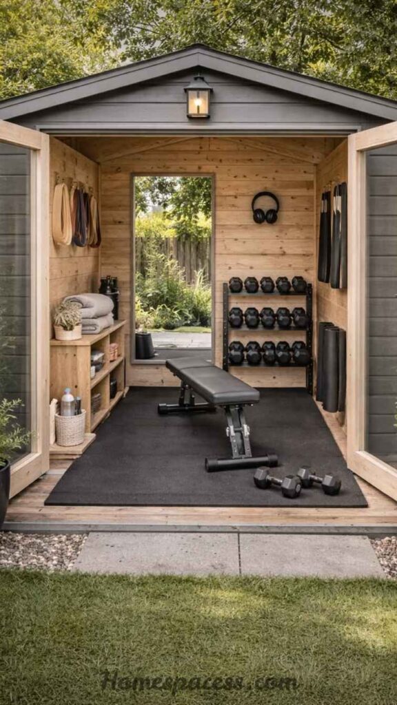 22 Home Gym Ideas That Actually Work For Every Space & Budget 23 Shed-to-Gym Conversion