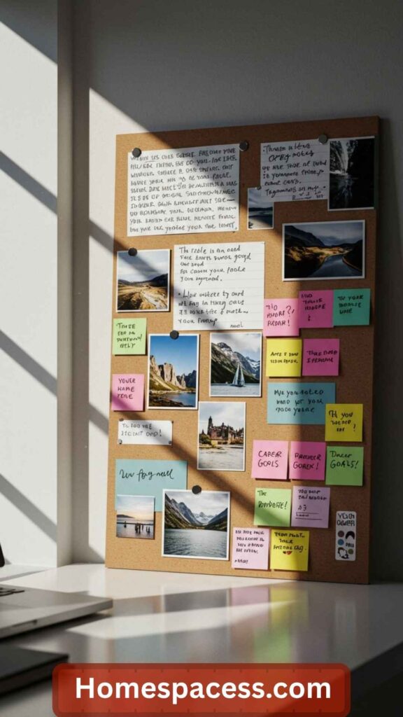 20 Home Office Ideas to Boost Productivity in 2026 19 Curate a Personal Inspiration and Motivation Wall