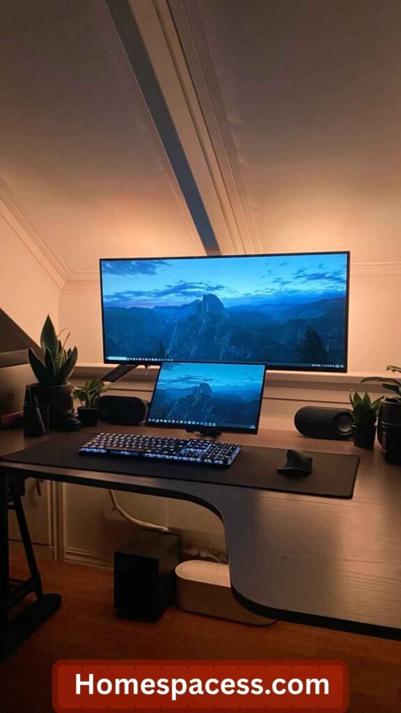 20 Home Office Ideas to Boost Productivity in 2026 9 Set Up a Dual (or Ultra-Wide) Monitor Configuration