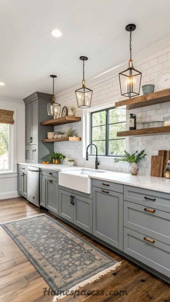 21 Kitchen Decor Ideas That Transform an Ordinary Kitchen Into a Space You Actually Love 18 A Statement Kitchen Rug