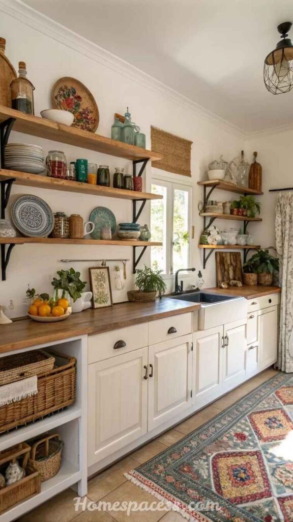 21 Kitchen Decor Ideas That Transform an Ordinary Kitchen Into a Space You Actually Love 3 Open Shelving