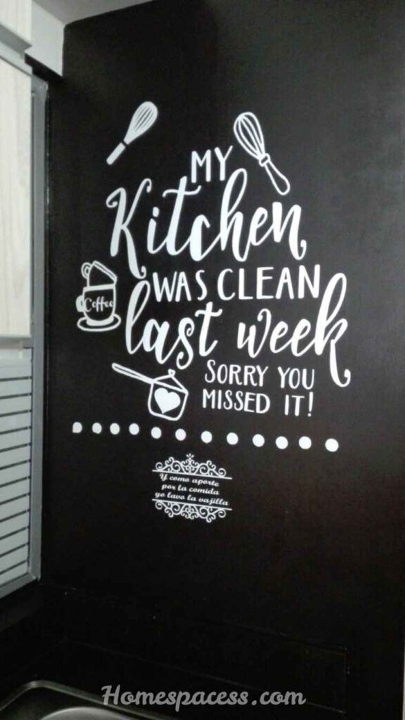 21 Kitchen Decor Ideas That Transform an Ordinary Kitchen Into a Space You Actually Love 11 Chalkboard and Whiteboard Walls