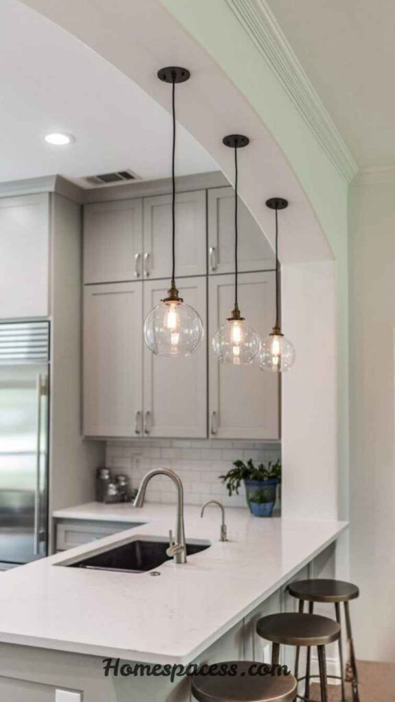 Kitchen Lighting Ideas to Create a Cozy and Modern Cooking Space 5 Pendant Lights Over Islands and Peninsulas