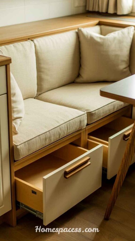 Kitchen Nook Ideas: Transform Dead Corners Into Cozy, Functional Spaces 3 Built-In Banquette Seating With Hidden Storage