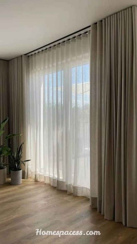Living Room Curtain Ideas for a Cozy and Modern Home Look 3 Floor-to-Ceiling Curtains