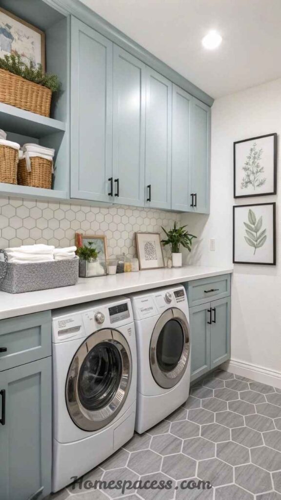 18 Brilliant Laundry Room Ideas That Actually Transform the Space 12 Use a Signature Color Palette to Define the Space