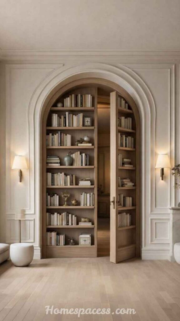 27 Library Room Ideas to Transform Any Space Into a Dream Home Library 16 Arched Doorway Library Entry