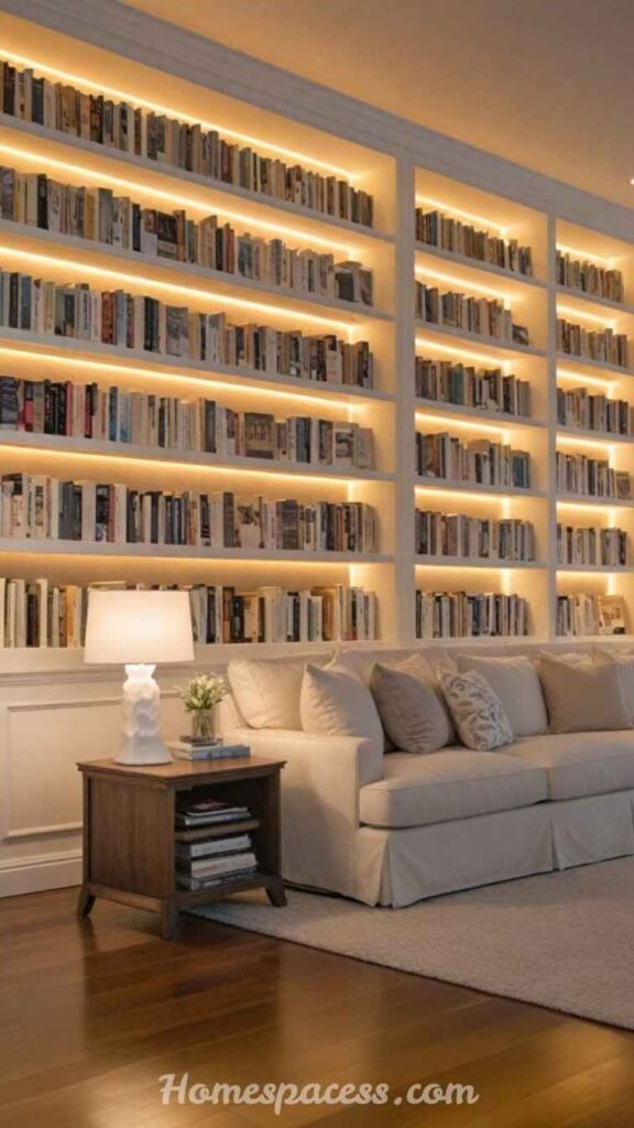 27 Library Room Ideas to Transform Any Space Into a Dream Home Library 3 Floor-to-Ceiling Built-In Shelving