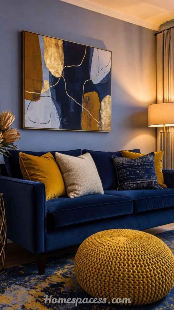 22 Living Room Decor Ideas That Transform Any Space 13 Invest in One Hero Piece of Art