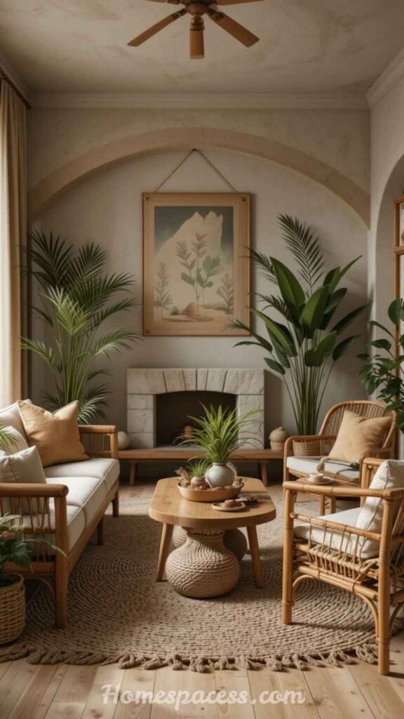 22 Living Room Decor Ideas That Transform Any Space 15 Introduce Earthy, Natural Materials